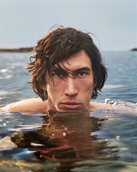 adam driver on burberry hero.